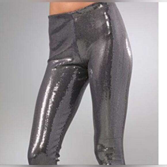 Alice +Olivia Sequined Jersey Leggings size Xs - Picture 3 of 9
